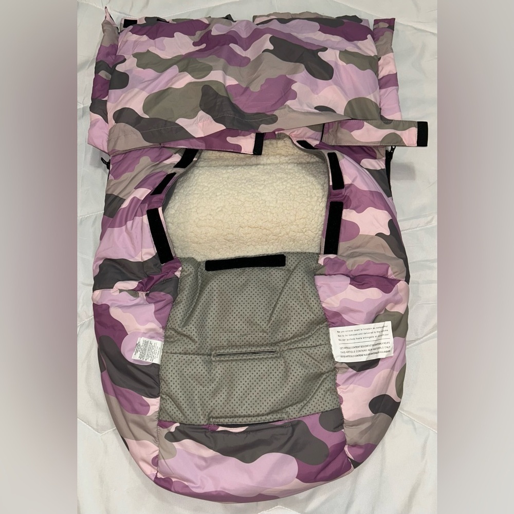 7 AM Enfant Lamb POD Stroller and Car seat Multicolor Pink Gray